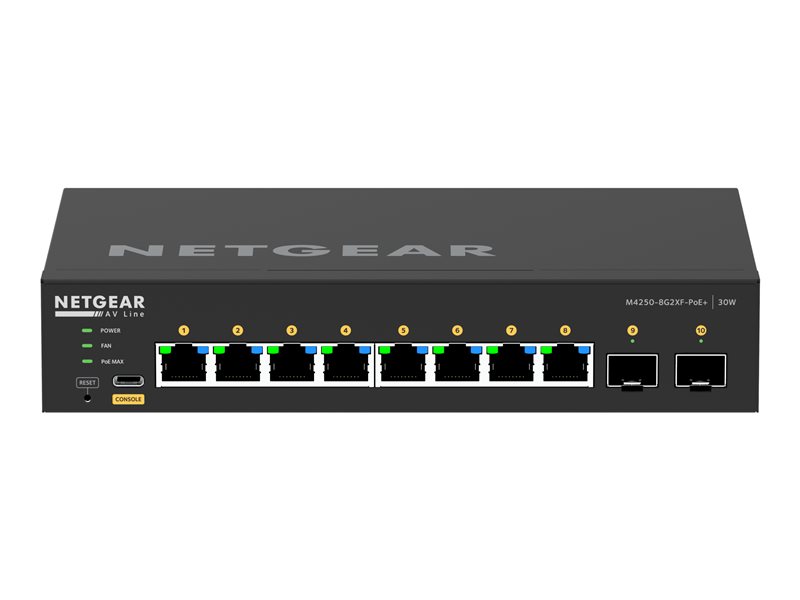 Netgear Av Line M4250 8g2xf Poe Plus